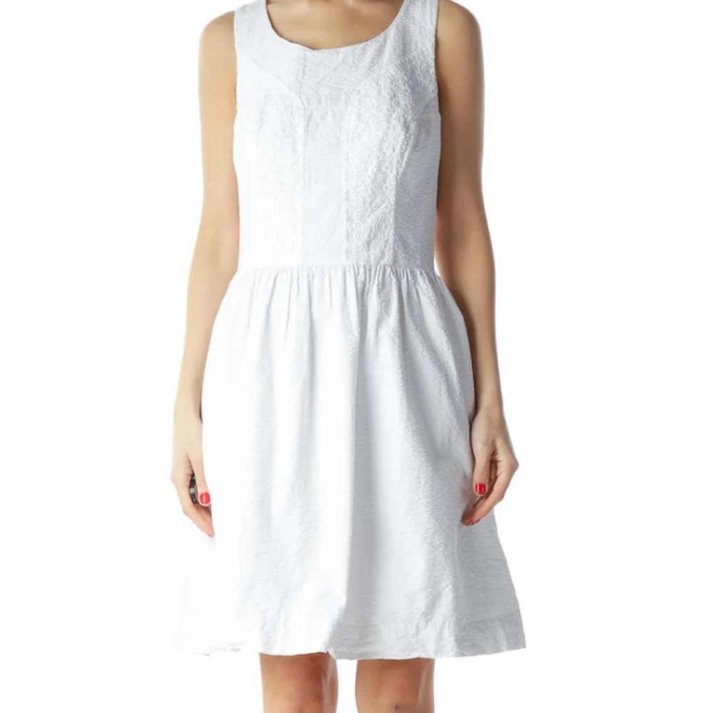 Lilly Pulitzer White A-Line Skirt Dress